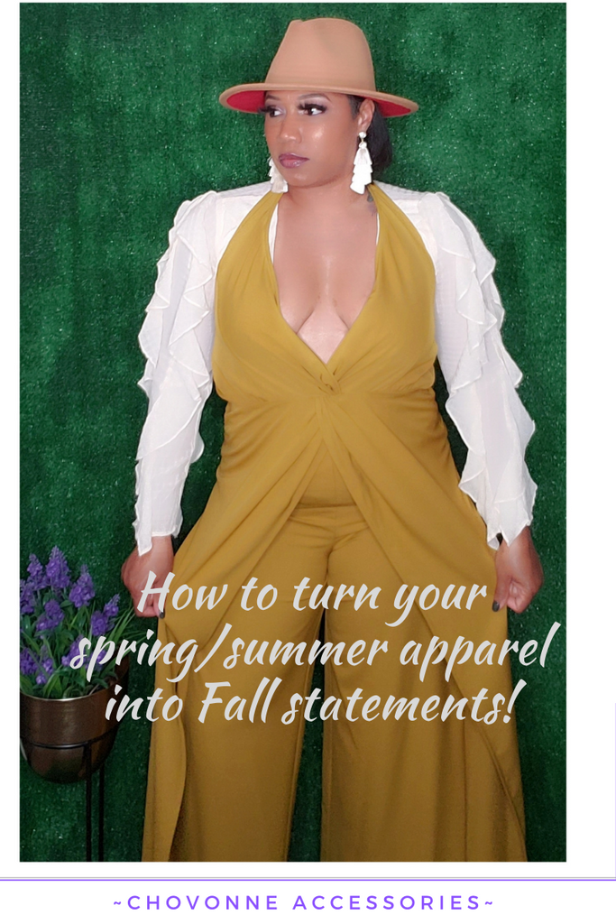 How to Accessorize & Recycle spring/summer Fashion into Fall!