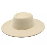 WOMENS SPRING WIDE BRIM COLORED FEDORA HATS